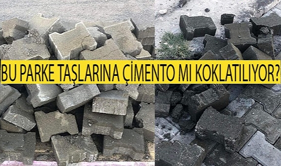 Viranşehir Belediyesi parke taşlarını evde mi yapıyor!