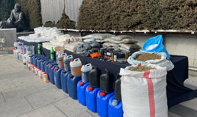 1 ton 63 kilo uyuşturucu madde ele geçirildi