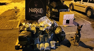 116 kilo uyuşturucu ele geçirildi!