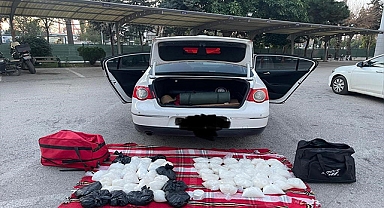 43 kilo 884 gram metamfetamin ele geçirildi