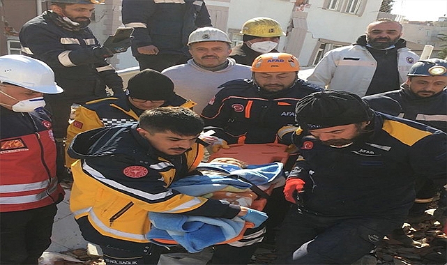 6 aylık bebek, depremin 80. saatinde sağ kurtarıldı