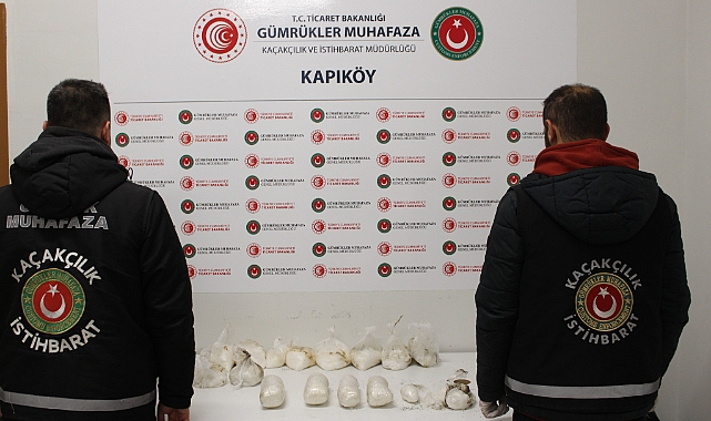 7 kilogram metamfetamin ele geçirildi