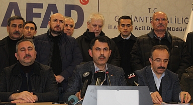 Bakan Kurum: "Gaziantep’te toplam ölü sayısı 3 bin 273”