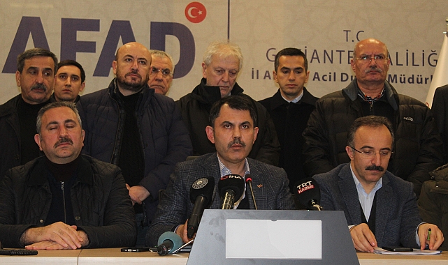 Bakan Kurum: "Gaziantep’te toplam ölü sayısı 3 bin 273”