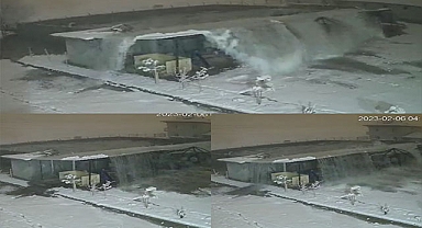 Deprem anındaki görüntü tsunamiyi hatırlattı