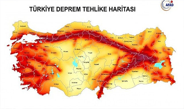Deprem ülkelerinde Türkiye 5. sırada