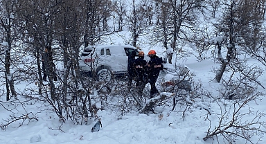 Diyarbakır'da kar yağışı ve buzlanma kaza getirdi: 1 ölü, 3 yaralı