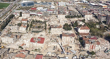 Hatay’daki yıkım havadan görüntülendi