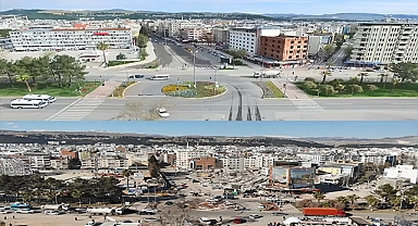 Hayalet şehir dronla görüntülendi