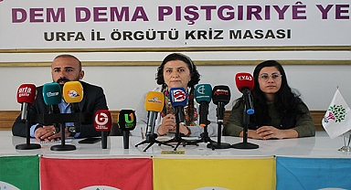 HDP Şanlıurfa İl Başkanlığı deprem süreciyle ilgili konuştu