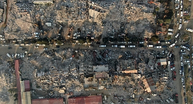 Kahramanmaraş'ın son hali havadan görüntülendi