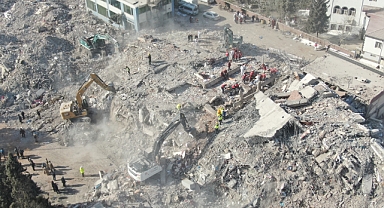 Kahramanmaraş'ta son durum havadan görüntülendi