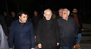 Kılıçdaroğlu Şanlıurfa’da enkaz bölgelerini inceledi