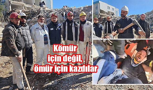 Madenciler yüzlerce can kurtardı