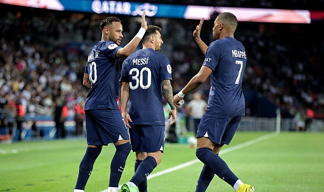 Mbappe, Messi ve Neymar üçlüsünden 64 gol