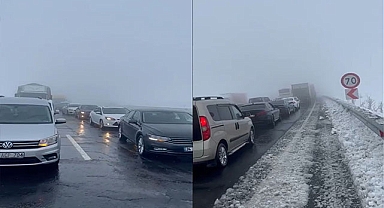Şanlıurfa'da hava ve karayoluna kar engeli