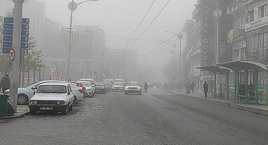 Şanlıurfa’da yoğun sis görüş mesafesini düşürdü