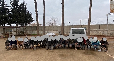 Ülkeye kaçak yollarla giren 37 göçmen yakalandı