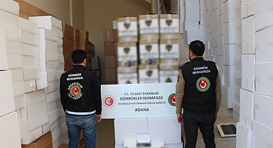 11 milyon adet kaçak makaron ele geçirildi