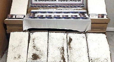 110 bin adet kaçak makaron ele geçirildi