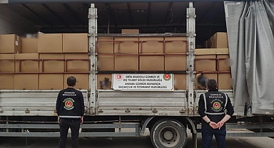 3 ton 600 kilo kaçak tütün ele geçirildi
