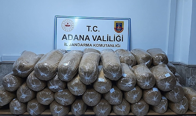900 kilogram kaçak tütün ele geçirildi