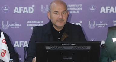 Bakan Soylu sel bölgesinde