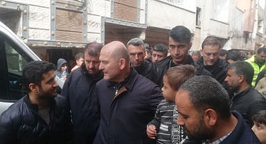 Bakan Soylu selin vurduğu Urfa'da inceleme yaptı