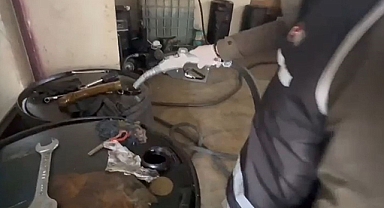 Bin 350 litre kaçak akaryakıt ele geçirildi