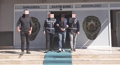 Çeşitli suçlardan aranan zanlı Urfa’da yakalandı