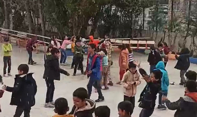Ceylanpınar’da kar sürprizi