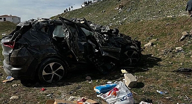 Cip şarampole uçtu: 1 yaralı