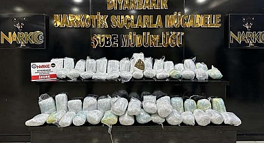 Durdurulan ticari takside 41 kilo ‘skunk’ ele geçirildi