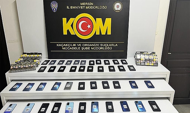 Gümrük kaçağı cep telefonu ve kaçak sigara ele geçirildi!
