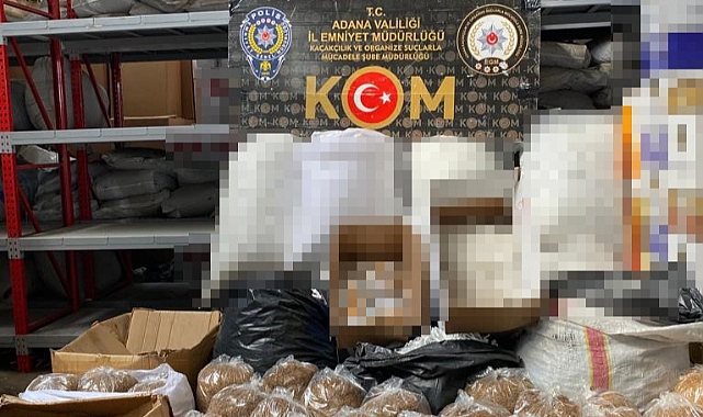 Kaçak makaron ve doldurulmuş sigara ele geçirildi