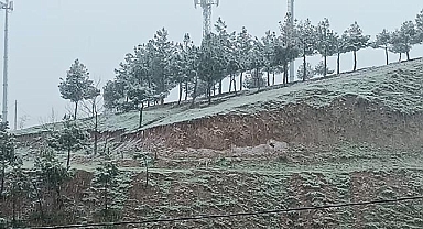 Mart sonu kar yağdı