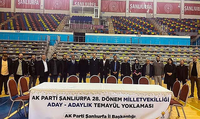 Şanlıurfa Ak Parti'de temayül yoklaması yapıldı