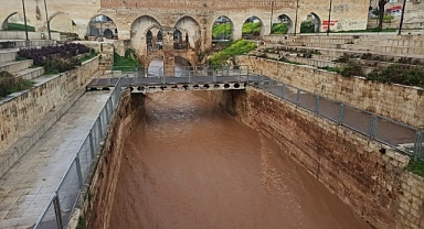 Şanlıurfa'nın Hızmalı mahallesinde akan derede son durum