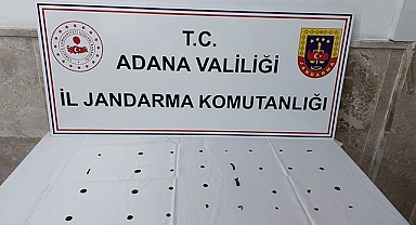 33 parça tarihi eser ele geçirildi