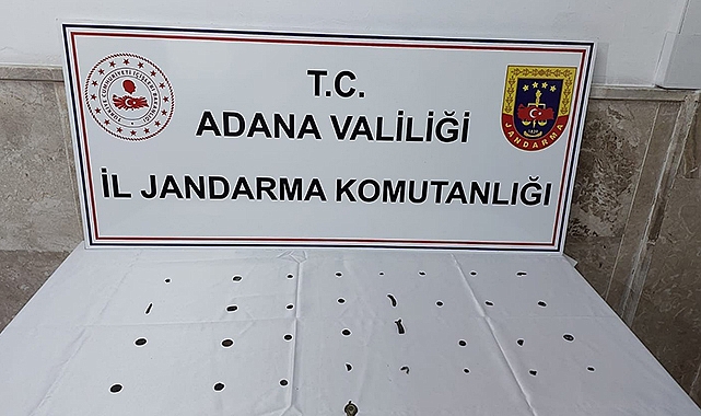 33 parça tarihi eser ele geçirildi