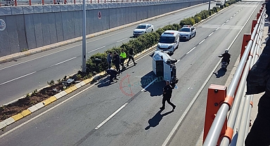 Abide Köprülü Kavşağında kaza: 2 yaralı