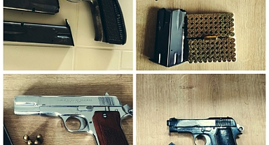 Adıyaman’da şok uygulamalar! 22 silah ele geçirildi