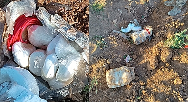 Ceylanpınar'da kilolarca patlayıcı ele geçirildi