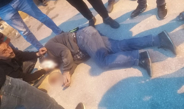 Dengesini kaybederek bisikletten düşen kişi ağır yaralandı