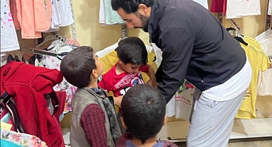 Deprem ve selzede çocukların bayramlık sevinci