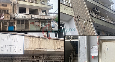 Eyyübiye'de ağır hasarlı binalar tehlike oluşturuyor
