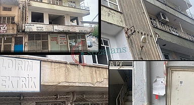 Eyyübiye'de ağır hasarlı binalar tehlike oluşturuyor