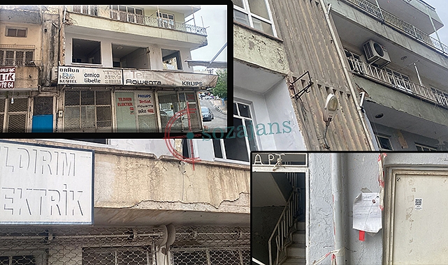 Eyyübiye'de ağır hasarlı binalar tehlike oluşturuyor