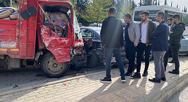 Gaziantep’te 8 araç kazaya karıştı: 1 yaralı
