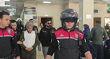 Kayınbiraderini öldüren kadın adliyede